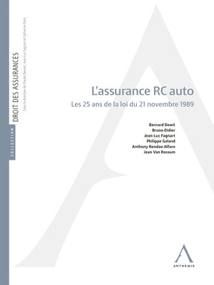 cover image of L'assurance R.C. auto